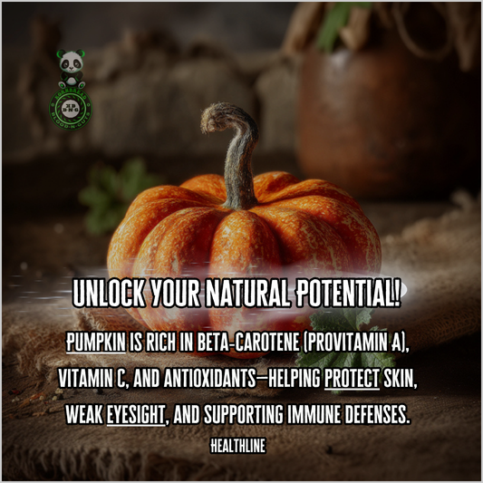 Pumpkin is rich in beta-carotene (provitamin A), Vitamin C, and antioxidants-helping protect skin, weak eyesight, and supporting immune defenses. Healthline