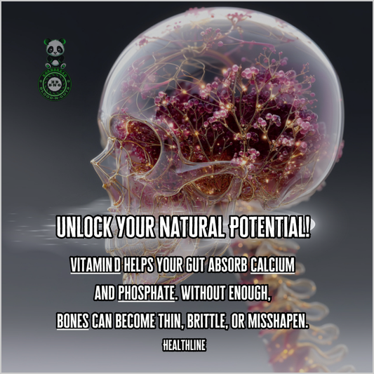 Vitamin D helps your gut absorb calcium and phosphate. Without enough, bones can become thin, brittle, or misshapen. Healthline