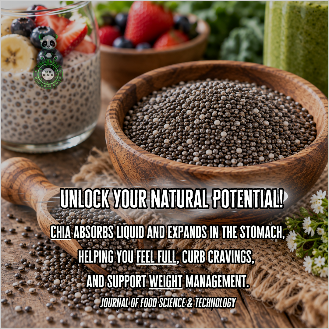 Chia absorbs liquid and expands in the stomach, helping you feel full, curb cravings, and support weight management. Journal Of Food Science & Technology