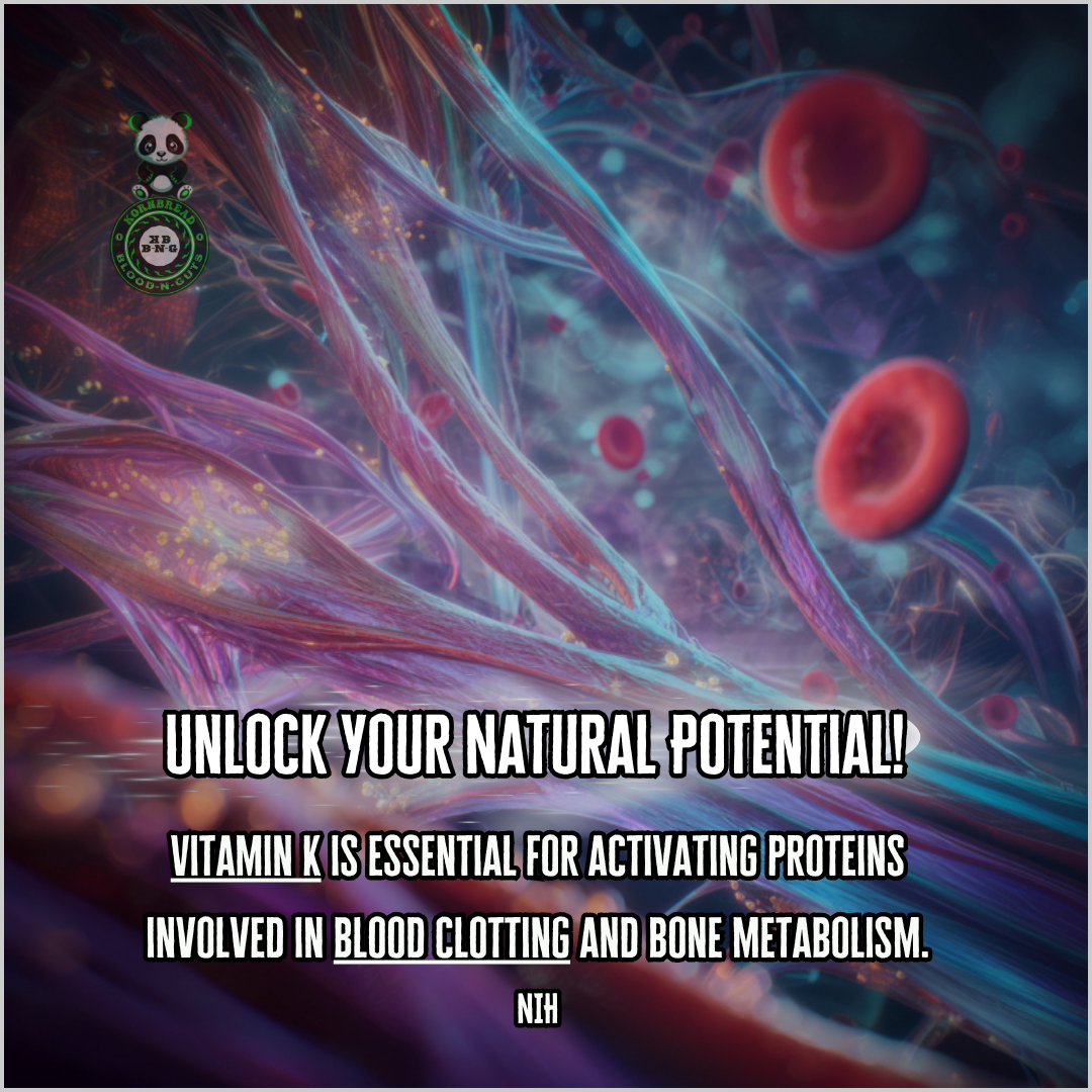 Vitamin K is essential for activating proteins involved in blood clotting and bone metabolism. NIH