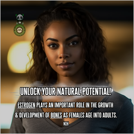 Estrogen plays an important role in the growth and development of bones as females age into adults. NIH