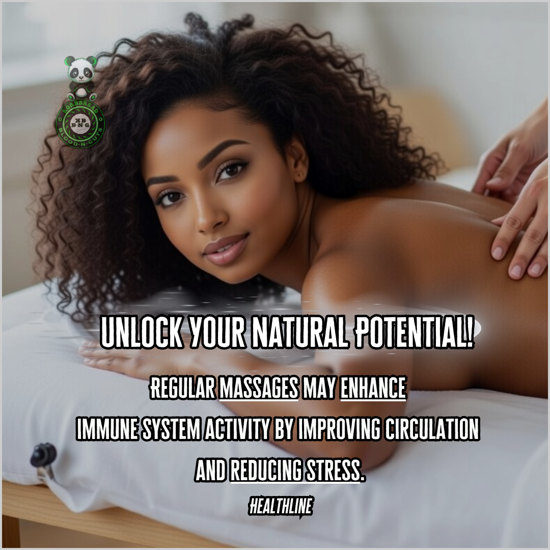 Regular massages may enhance immune system activity by improving circulation and reducing stress. Healthline