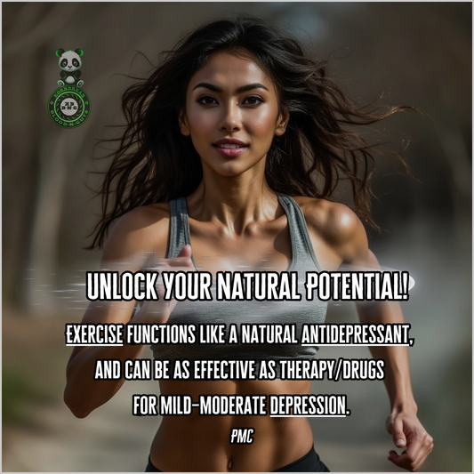 Exercise functions like a natural antidepressant, and can be as effective as therapy/drugs for mild-moderate depression. PMC