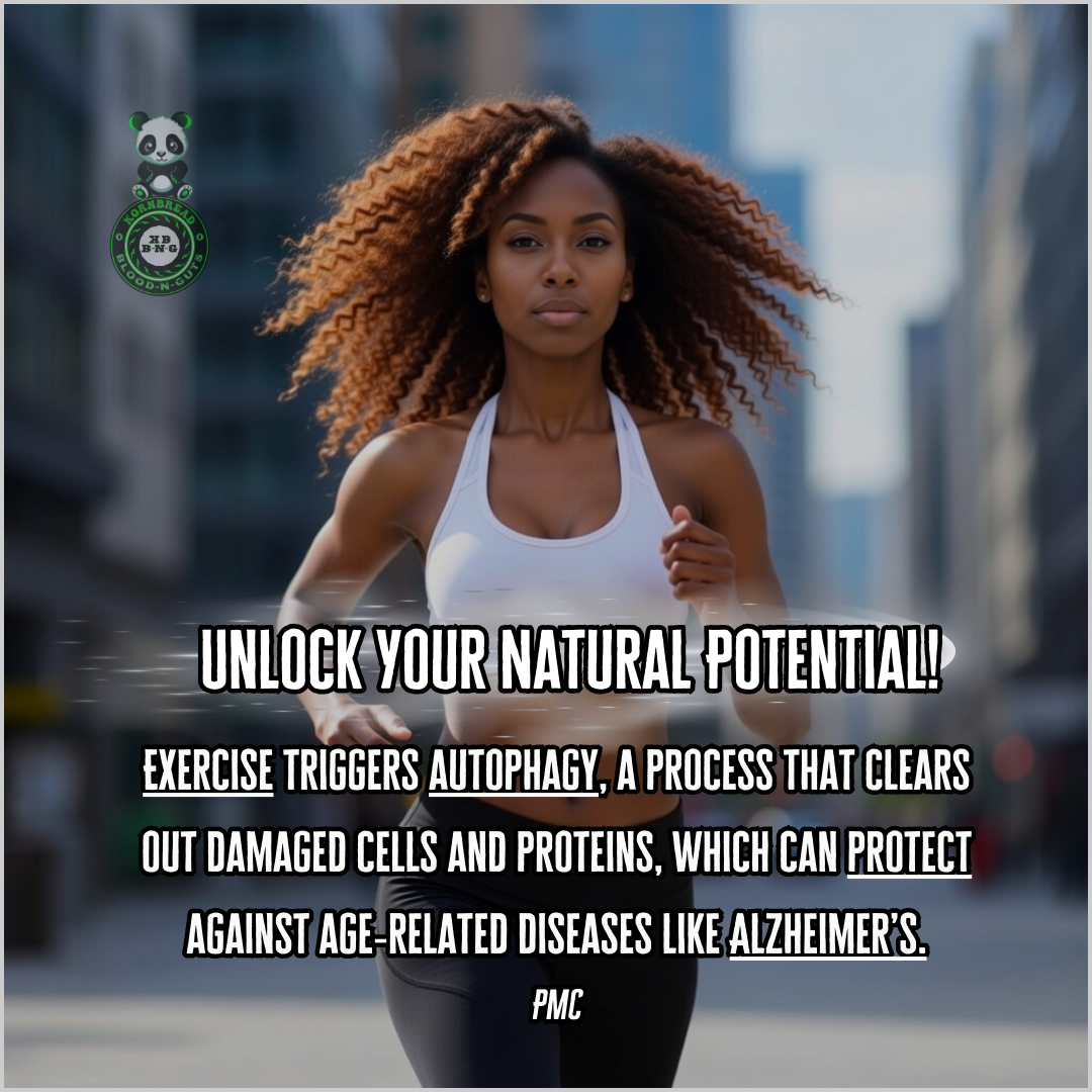 Exercise triggers autography, a process that clears out damaged cells and proteins, which can protect against age-related diseases like Alzheimer's. PMC