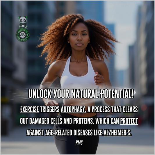 Exercise triggers autography, a process that clears out damaged cells and proteins, which can protect against age-related diseases like Alzheimer's. PMC