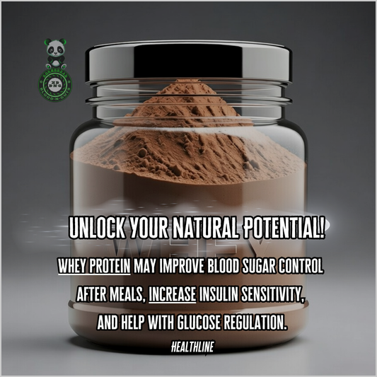 Whey protein may improve blood sugar control after meals, increase insulin sensitivity, and help with glucose regulation. Healthline