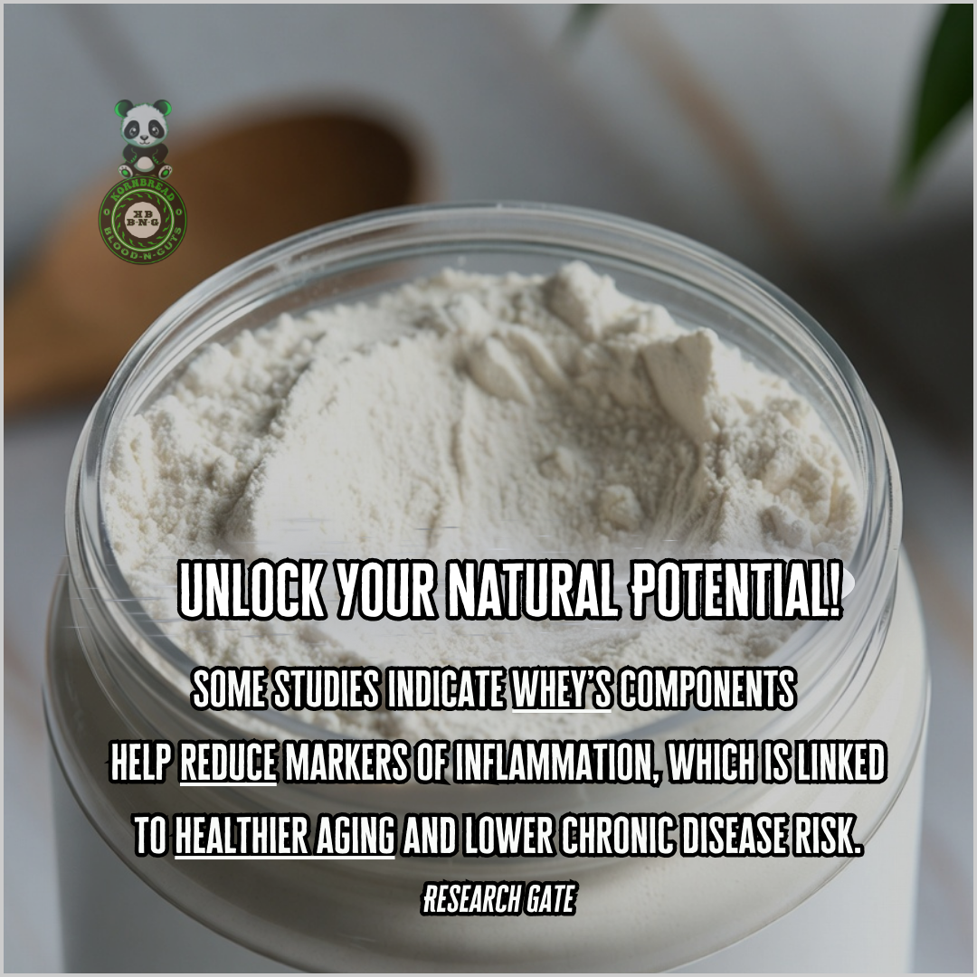 Some studies indicate whey's components help reduce markers of inflammation, which is linked to healthier aging and lower chronic disease risk. Research Gate
