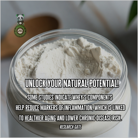 Some studies indicate whey's components help reduce markers of inflammation, which is linked to healthier aging and lower chronic disease risk. Research Gate