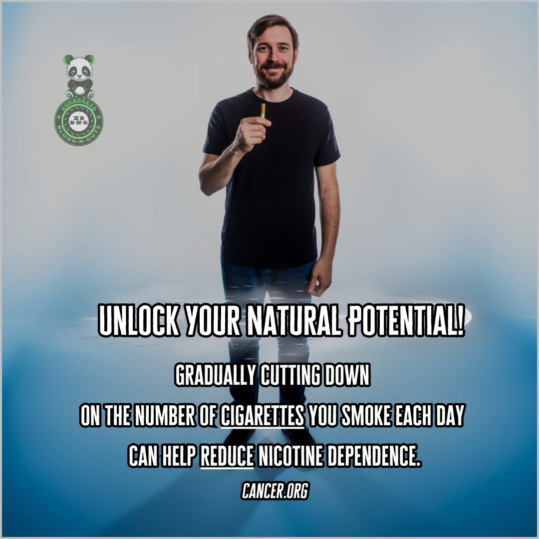 Gradually cutting down on the number of cigarettes you smoke each day can help reduce nicotine dependence. Cancer.org