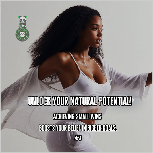 Achieving small wins boosts your belief in bigger goals. APA