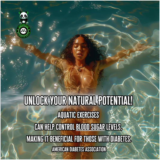 Aquatic exercises can help control blood sugar levels, making it beneficial for those with diabetes. American Diabetes Association