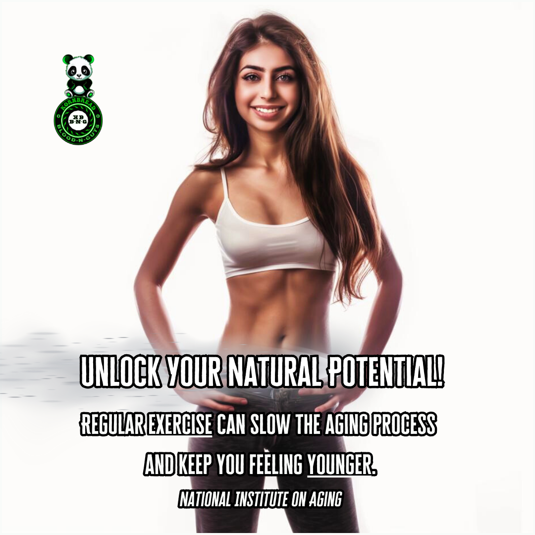 Regular exercise can slow the aging process and keep you feeling younger. National Institute Of Aging