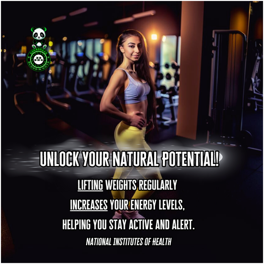 Lifting weights regularly increases your energy levels, helping you stay active and alert. NIH