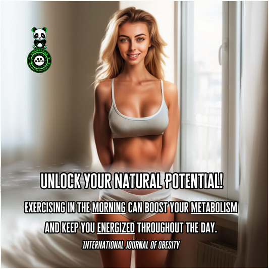 Exercising in the morning can boost your metabolism and keep you energized throughout the day. International Journal Of Obesity