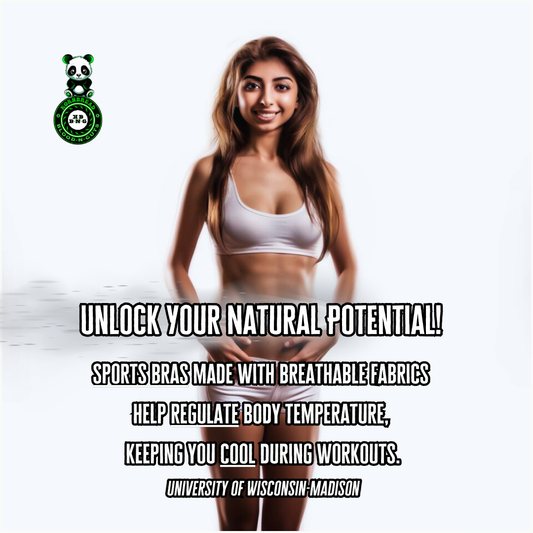Sports bras made with breathable fabrics help regulate body temperature, keeping you cool during workouts. University Of Wisconsin-Madison