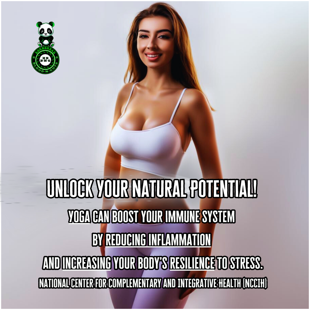 Yoga can boost your immune system by reducing inflammation and increasing your body's resilience to stress. NCCIH