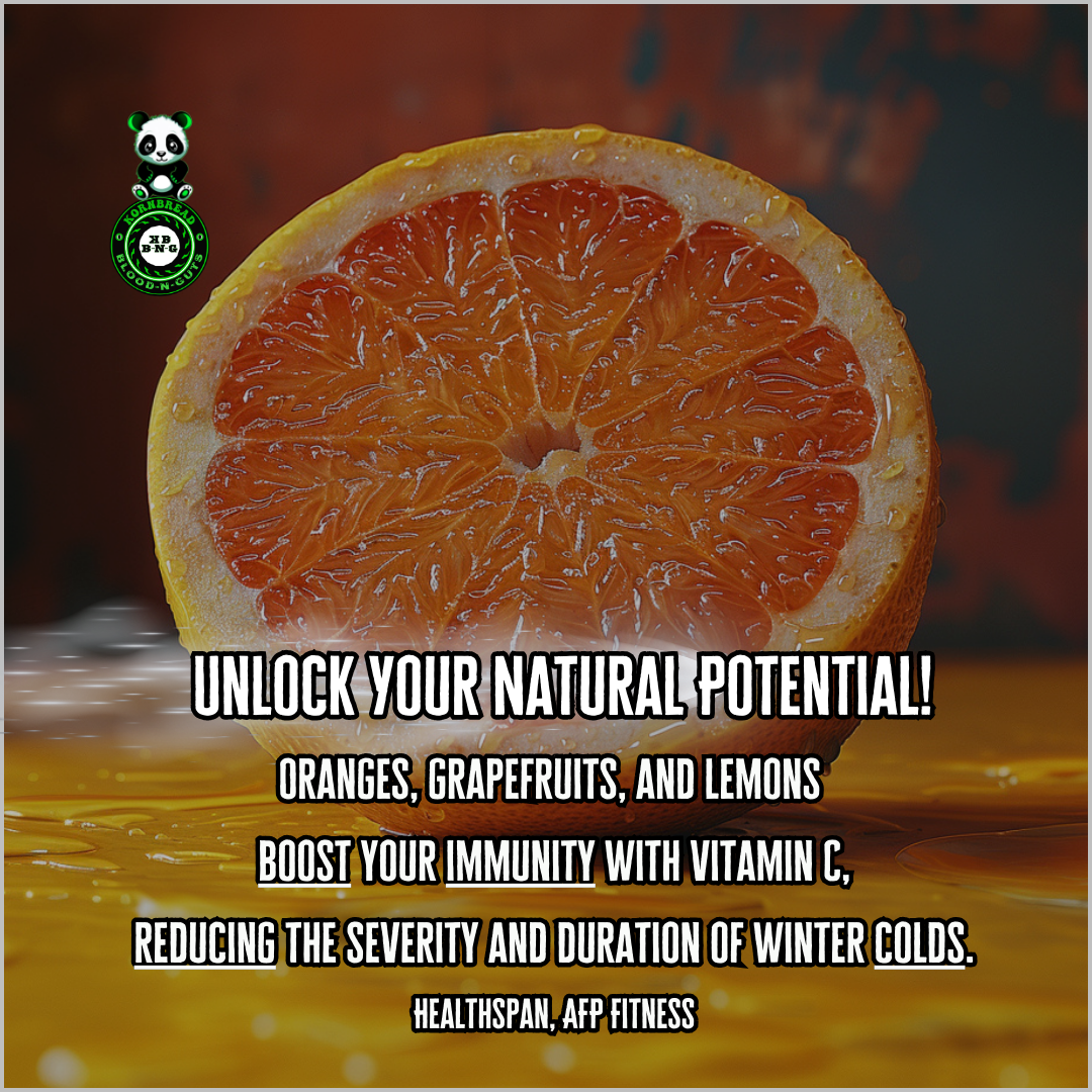 Oranges, grapefruits, and lemons boost your immunity with vitamin C, reducing the severity and duration of winter colds.  (Healthspan, AFP Fitness)