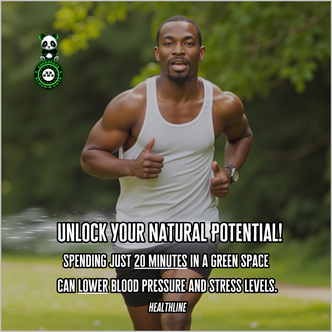 Spending just 20 minutes in a green space can lower blood pressure and stress levels. Healthline