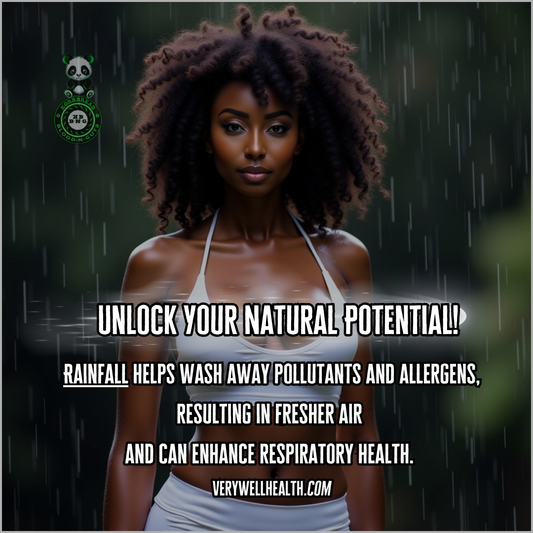 Rainfall helps wash away pollutants and allergens, resulting in fresher air and can enhance respiratory health. Verywellhealth.com