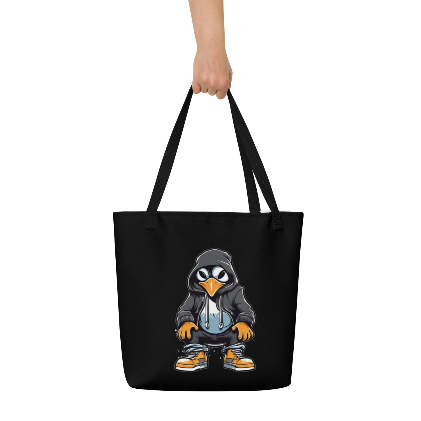 Preeminent Penguin Large Tote Bag