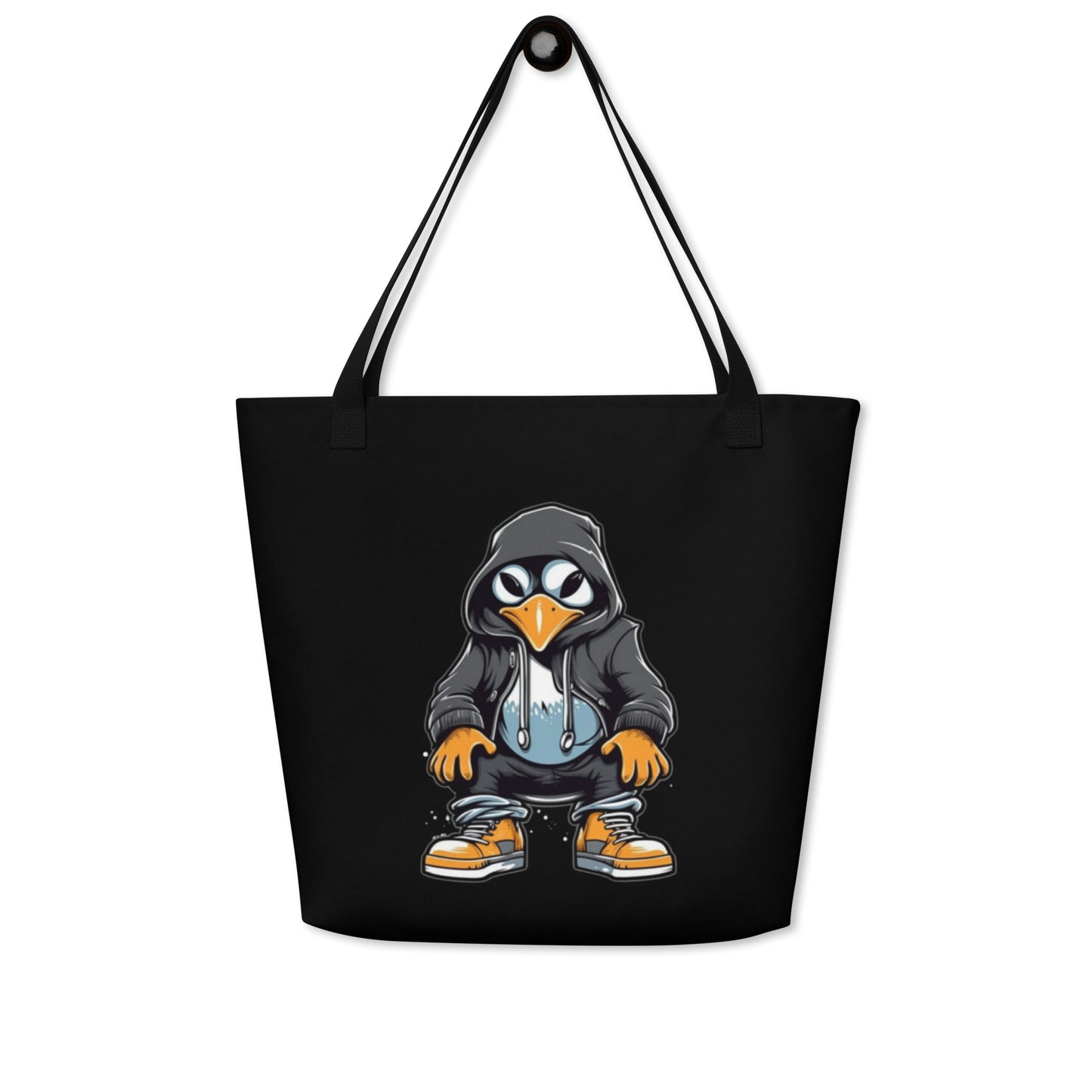 Preeminent Penguin Large Tote Bag