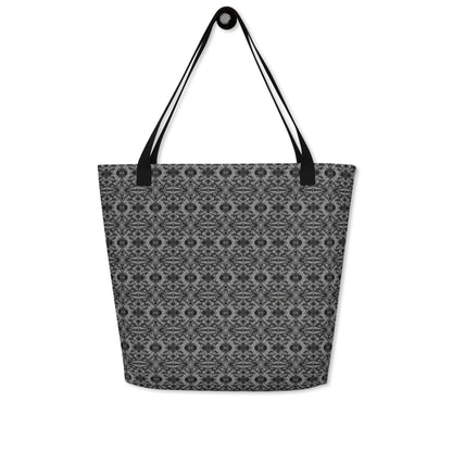 "Silver Void" Large Tote Bag