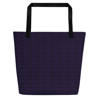 "Purple Void" Large Tote Bag