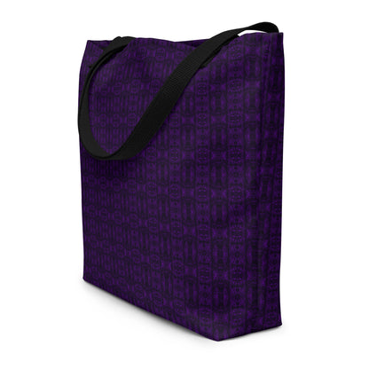 "Purple Void" Large Tote Bag