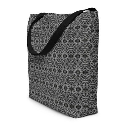 "Silver Void" Large Tote Bag