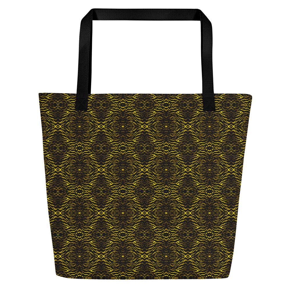 "Yellow Void" Large Tote Bag