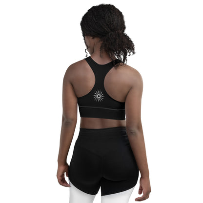 "Bright Sun" Longline Sports Bra