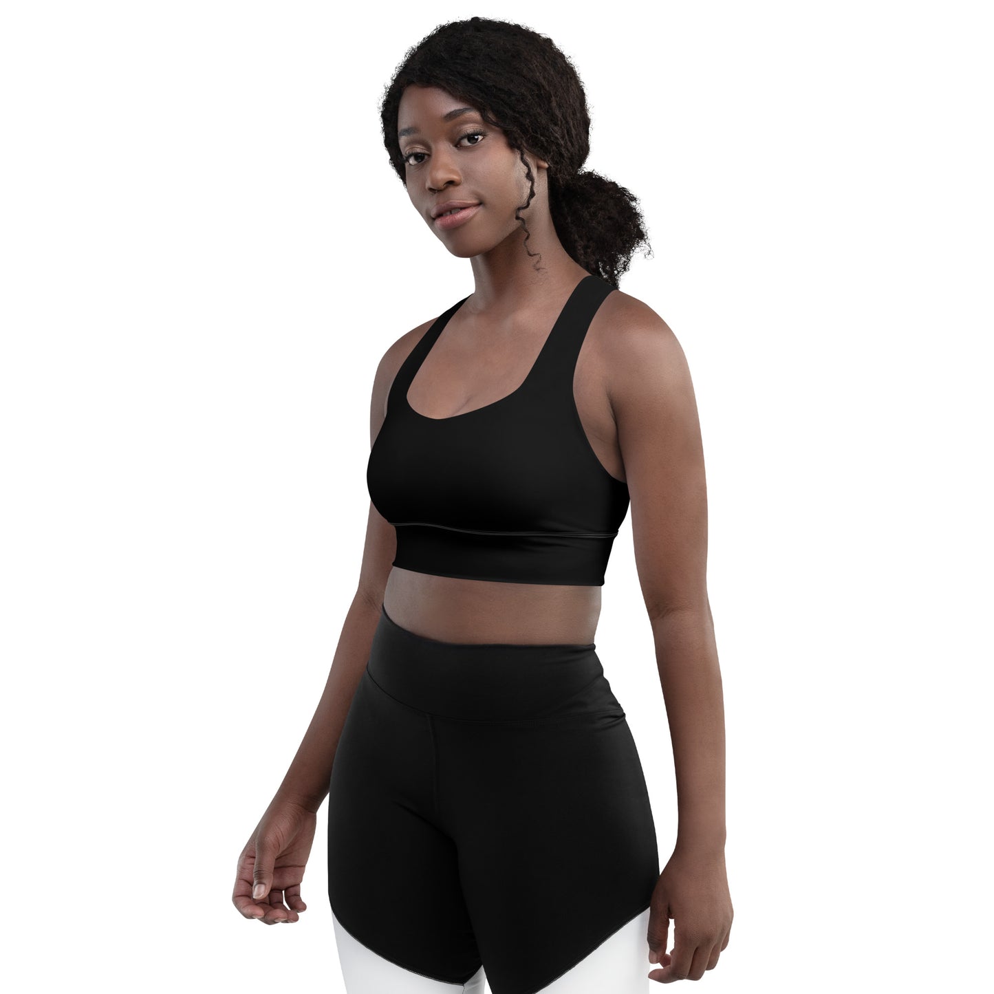 "Bright Sun" Longline Sports Bra