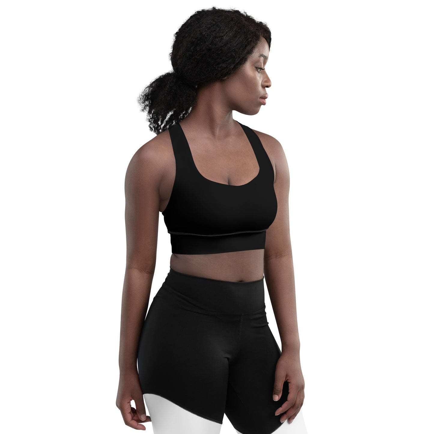 "Bright Sun" Longline Sports Bra