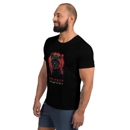 "Run!" Men's Athletic T-shirt