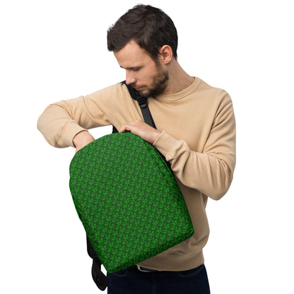 "Green Void" Minimalist Backpack