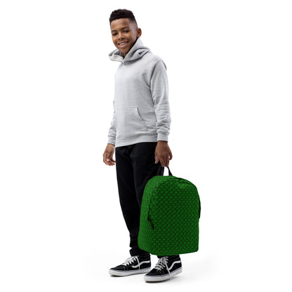 "Green Void" Minimalist Backpack