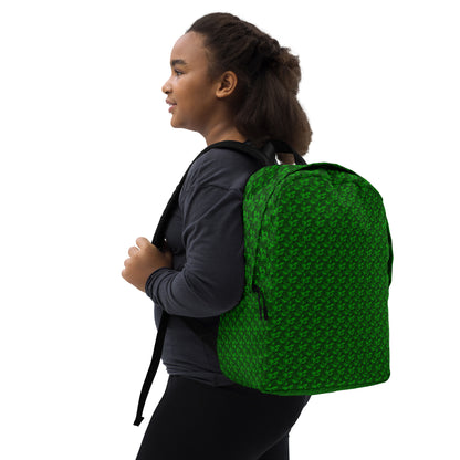 "Green Void" Minimalist Backpack