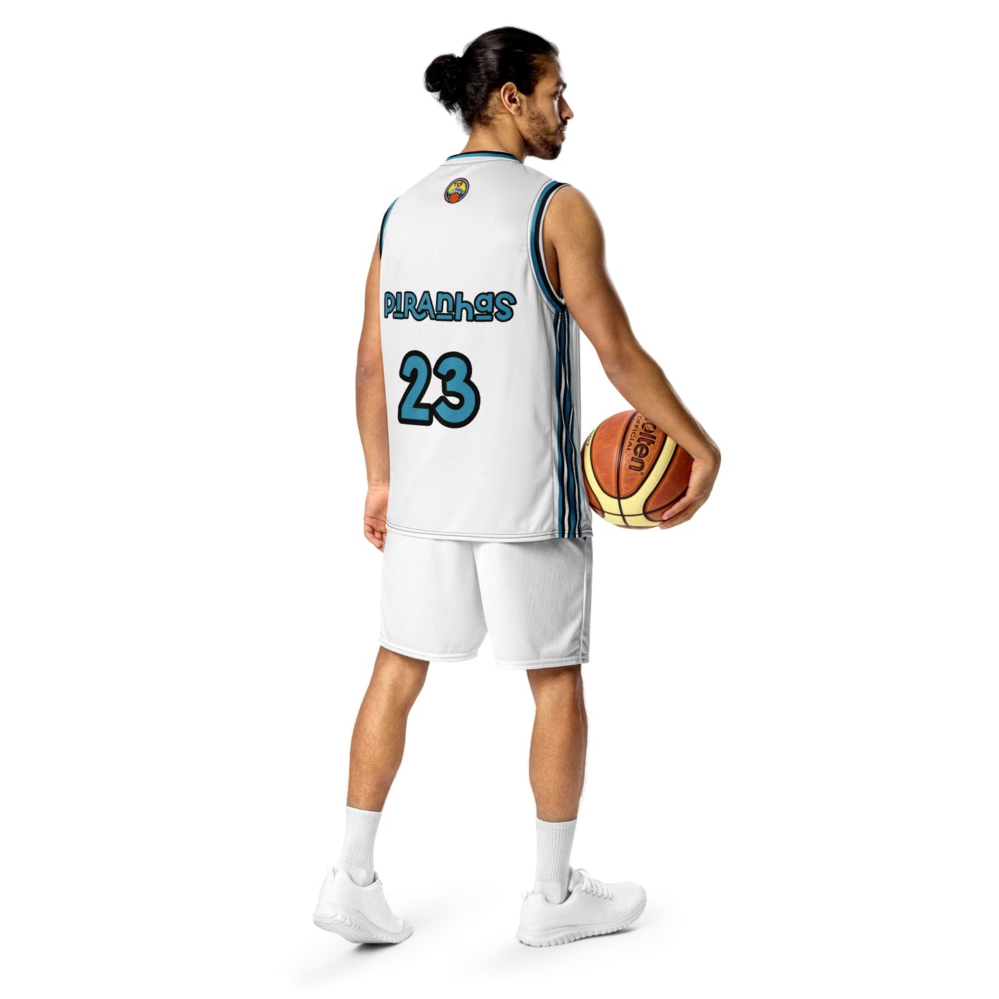 Punishing Piranha Basketball Jersey [AWAY] (#23)