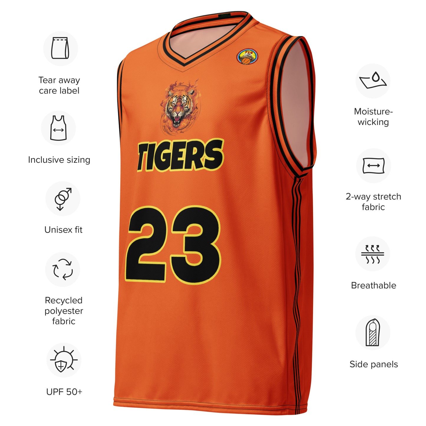 Hyper Tiger Basketball Jersey (#23)