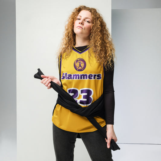 Slamming Slammers Basketball Jersey [AWAY] (#23)