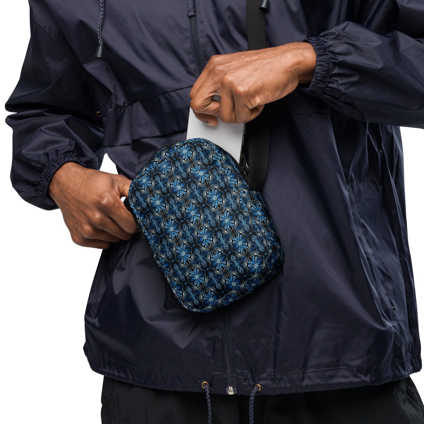 "Hyperbolic Blue" Utility Bag