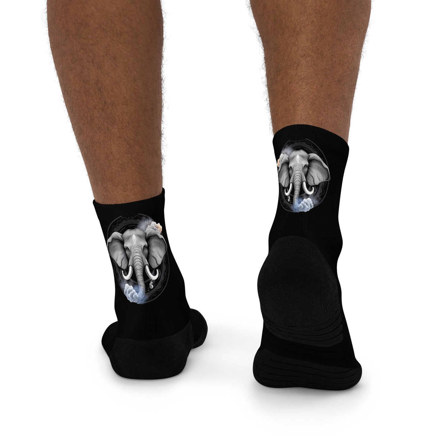Storm Elephant Ankle Socks