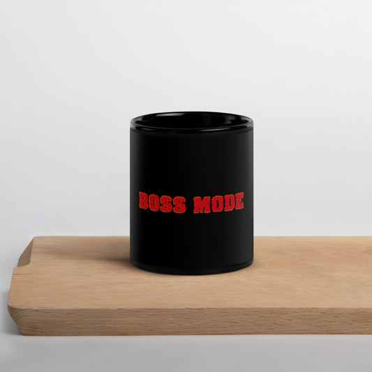 "Boss Mode & No B.S." Glossy Mug