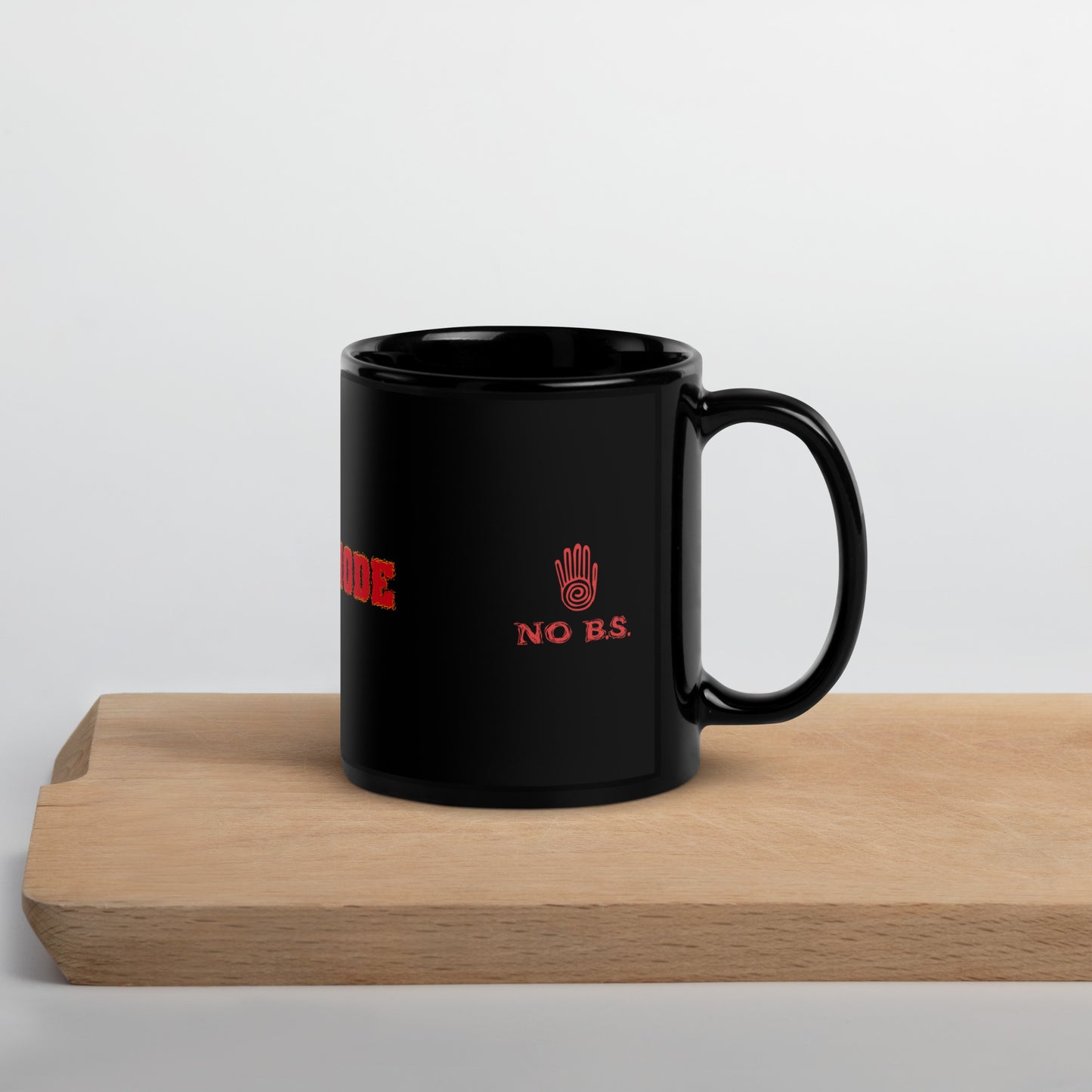 "Boss Mode & No B.S." Glossy Mug