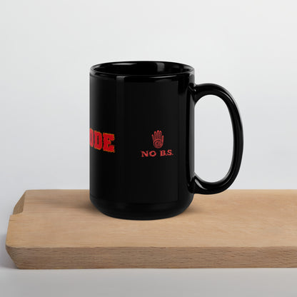 "Boss Mode & No B.S." Glossy Mug