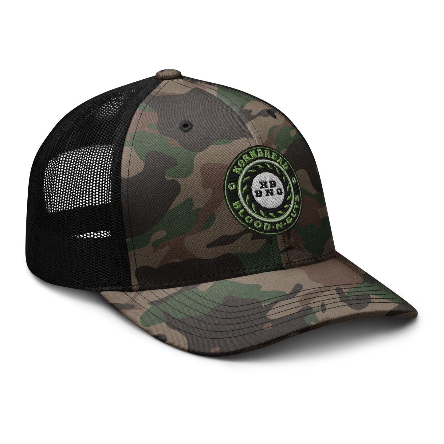 KBBNG Badge Camouflage Trucker Hat
