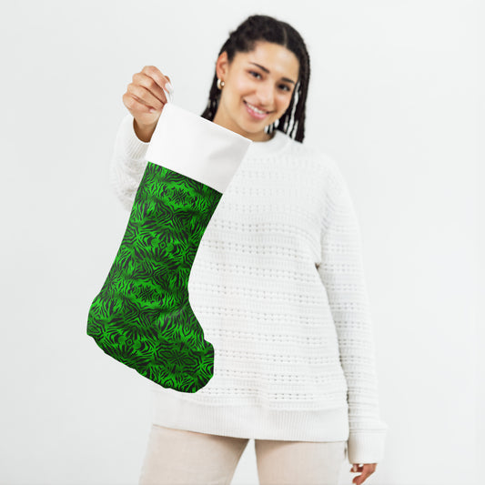 "Green Void" Holiday Stocking