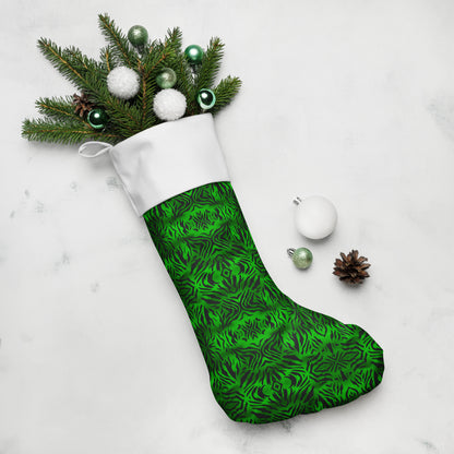 "Green Void" Holiday Stocking