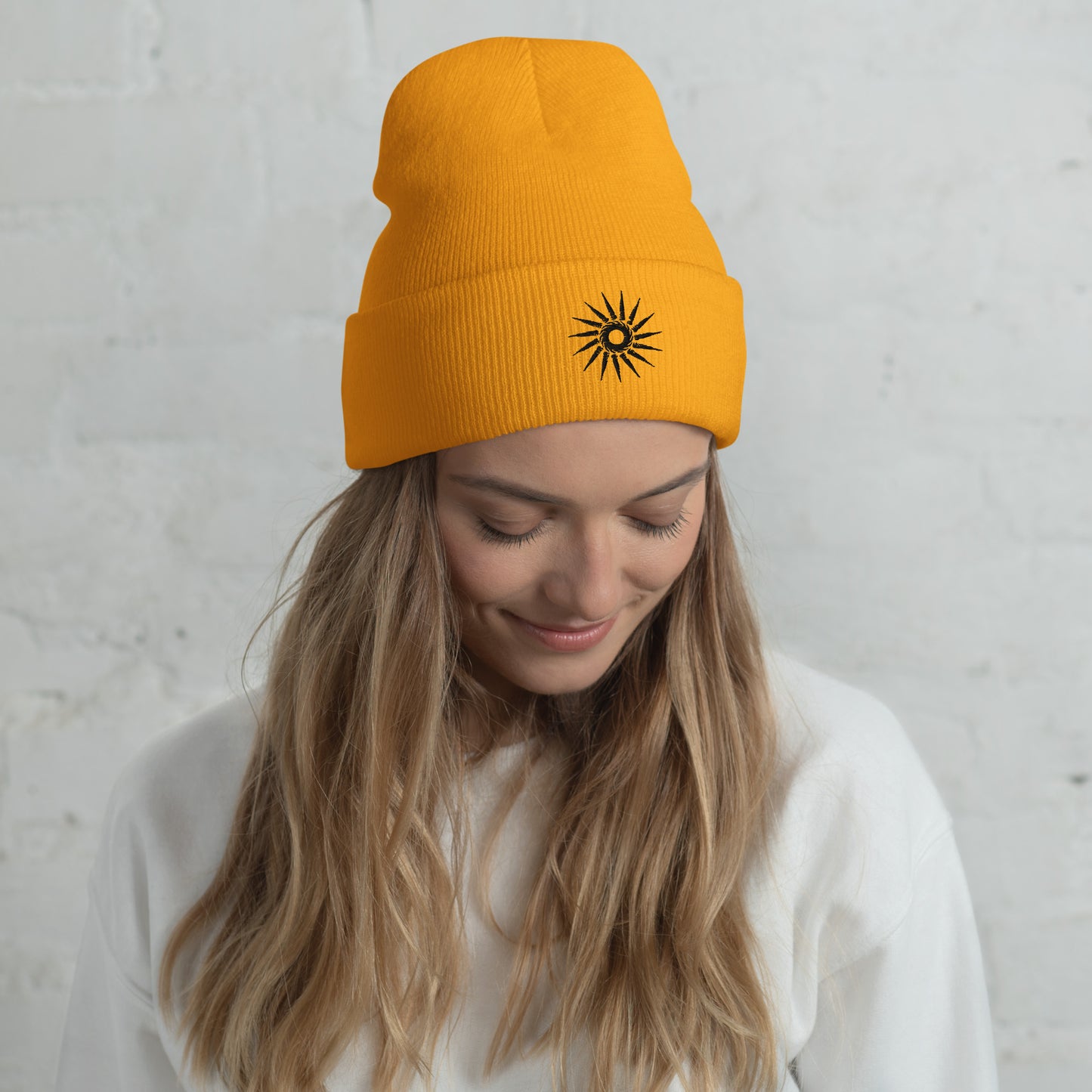 "Dark Sun" Cuffed Beanie