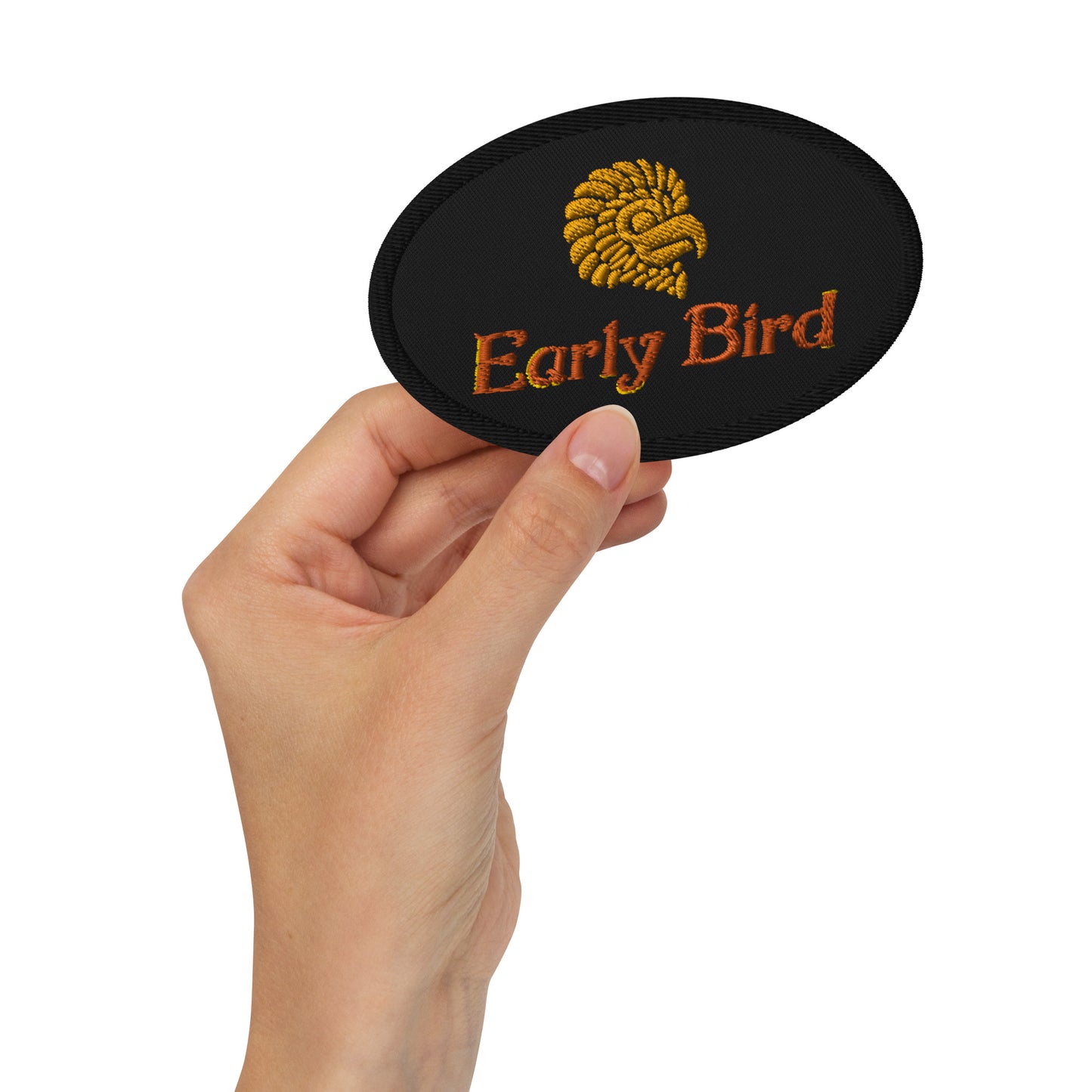 "Early Bird" Embroidered Patches